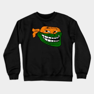 Ninja Trolltle Orange Crewneck Sweatshirt